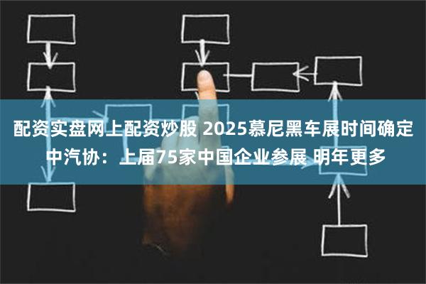 配资实盘网上配资炒股 2025慕尼黑车展时间确定 中汽协：上届75家中国企业参展